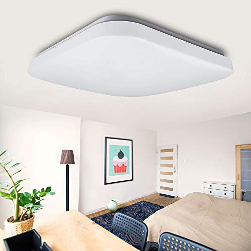 Maxkomfort LED Deckenleuchte GALA-S 32W eckig Deckenlampe 4000K Neutralweiß Modern und schlicht