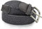 GLOMY cintura elastica intrecciata per Uomo e Donna Belt in colore unico o doppi colori Unisex