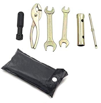Kit de Moto Compact Set Jeu de Pinces de Tournevis Tool Kit D'outils de Réparation de Moto 6 Pièces Or