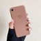DEFBSC Case for iPhone 7 Plus/iPhone 8 Plus, Fashion Cute Heart Shape Silicone Shockproof Rugged Case with Heart Pattern, Brown