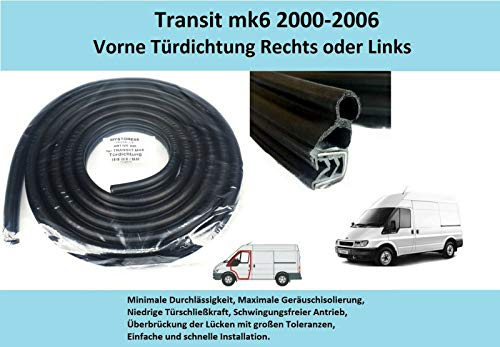 Türdichtung Kompatibel mit Ford Transit MK6 Gummidichtung Tür Dichtung 2000-2006 Vorne Rechts oder Links
