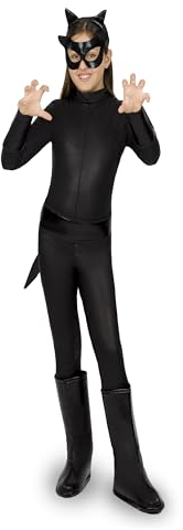 Pegasus Costume La Gatta Bambina Vestito Travestimento Catwoman Gatto Carnevale (XXL 12/13 Anni)