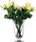 SOLAVIA Clear Glass Centrepiece Bell Orchid Planter Vase Bowl H25 D15cm Stylish Housewarming Mother's Day