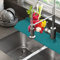 Tixiyu 1PC lavello da cucina paraspruzzi maniglia in silicone vassoio raccoglitore di gocciolamento, rubinetto assorbente tappetino lavello protezioni cucina lavello tappetino per bagno fattoria
