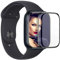 mtb more energy Display Protector kompatibel mit Apple Watch 7, Watch 8 45mm - Curved Tempered Glass Hybrid Technology - schützt vor Kratzern und Schlägen - Glasfolie Schutzglas Schutzfolie
