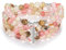 Inspirational Yoga Beads Bracelet 108 Mala Stone Necklace avec Dainty Lucky Feather Charm (Tourmaline Rose Pastèque (Pink Watermelon Tourmaline))