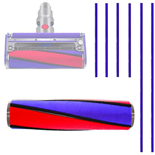 Brosse Aspirateur Filtre pour Dyson,23.6CM Brosse Parquet pour Dyson, Nettoyage sol Accessoire, pour Dyson V6, V7, V8, V10, V11 Brosse à Plancher Souple