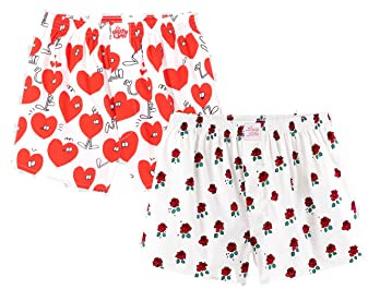 Lousy Livin 2pack Rose & Valentines Boxershorts