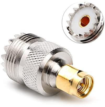 SMA-Stecker auf UHF-Buchse, RF-Koaxialstecker, Adapter SO-239 SO239 Radio