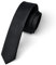 Enlision Krawatte Schwarz Schmal Seide Krawatten für Herren Einfarbig Schlips Herren Hochzeit Party Krawatte 4cm Formelle Elegante Business