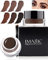 Gel Crème Sourcils, Pommade Waterproof Pour sourcils, Gel À Sourcils Longue Tenue,Lasting Eyebrow Gel Cream pour Femmes, Maquillage des Sourcils-05#Dark Brown