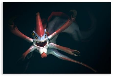 AAVEDA Game Subnautica 13 Leinwand-Poster, Wandkunst, Dekordruck, Bild, Gemälde für Wohnzimmer, Schlafzimmer, Dekoration, ungerahmt, 30 x 45 cm