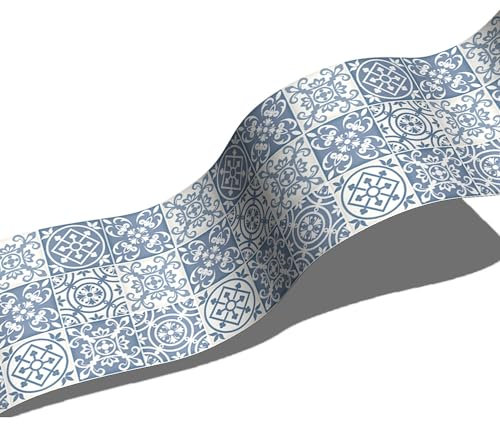 Guest Ruyunlai Cenefas Adhesivas Cocina De Friso Papel para Paredes DecoracióN De Pared De Cocina, BañO,PVC Cenefa Autoadhesiva para DecoracióN 10cm X 200cm