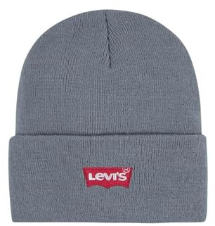 Levi's Unisex Kinder LAN Fledermausärmeln Beanie-Mütze, Castlerock, Einheitsgröße