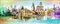 Pro-Art Glasbild Paderborn, 50x125 cm