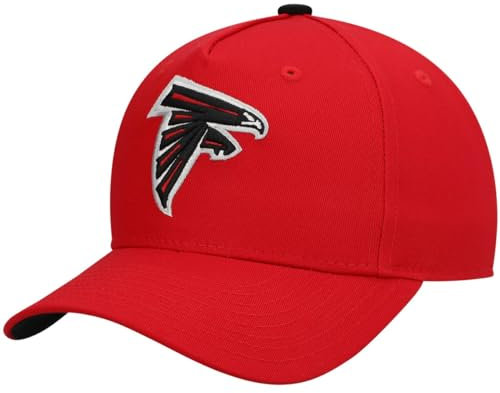 Outerstuff NFL Kids Youth 8-20 Officially Licensed Pre-Curved Snapback Hat Cap, Atlanta Falcons - Rot, Einheitsgröße