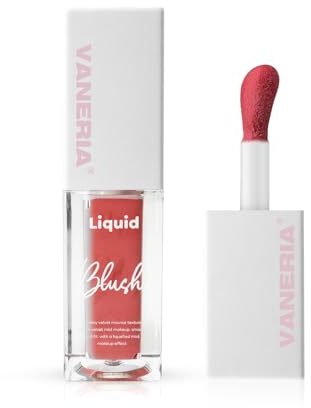 VANERIA Liquid Blush,Langanhaltendes Flüssiges Rouge für Hochpigmentierte Farbe,Waterproof Rouge,Natürliches Aussehen.#2 (5g/0.17oz)