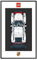 SuFunSu Tableau de montage mural pour Lego 42096 Technic Porsche 911 RSR, cadeaux de collection pour adultes pour support mural de voiture Lego (panneau mural uniquement)