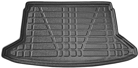 RE&AR Tuning Tronco Alfombra De Carga para Kia Ceed 2019-2022 Bandeja Maletero Trasero Negro
