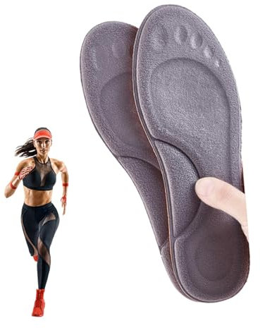 Self-Heating Insoles for Shoes, Self-Heating Shoe Insoles, Washable Shoe Insoles for Arch Support, Non-Slip, Washable, Soft Shoe Insoles, Odour-Inhibiting Steps