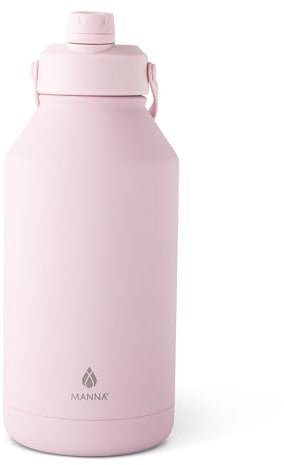 Manna Ranger Doppelisolierte Edelstahlflasche, 1,8 l, Rose Whisper