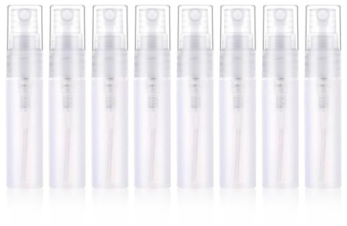 8 Stück Zerstäuber Parfümzerstäuber Nachfüllbar 5ml Reise Parfum Zerstäuber Parfüm Proben Abfüller Mini Leer Zerstäuber Pump Sprühflasche Nachfüllbar Sprayflasche für Parfüm Kosmetik Wasser Lotion