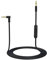 Cavo audio di ricambio Aux | 1,4 metri con microfono e controllo in linea | Compatibile con Beats by Dr. Dre Cuffie Solo Studio Pro Detox Wireless Mixr Executive Pill (nero)