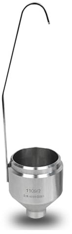 THYXGS Din 2-6 Viscosity Cup, Portable Paint Viscosity Measuring Cup, DIN Ford Viscosity Cup, with ±0.02mm Inner Diameter, for Paint Coating Aluminum Alloy
