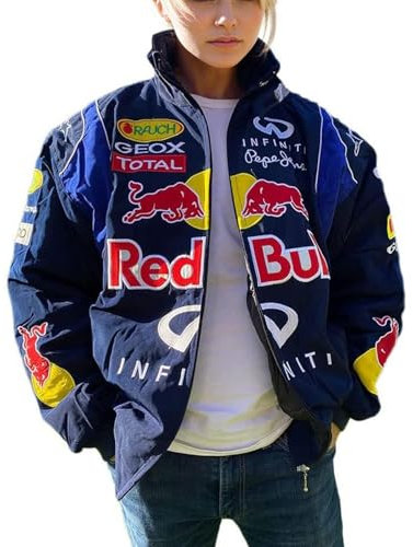 HGWOPGASD Damen Bomberjacke College Oversized Patchwork Bedruckte Jacke 90S Vintage Racing Pailletten Reißverschluss Langarm Sweat Jacket Baseball Jacke Outwear mit Taschen Übergangsjacke A01