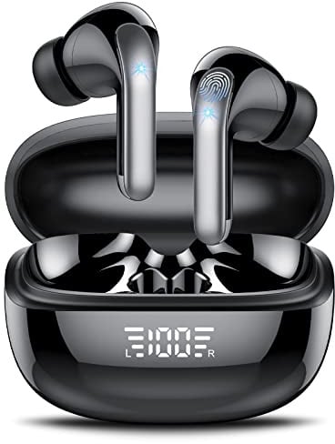 2026 Neu Bluetooth Kopfhörer, In Ear Kopfhörer Kabellos Bluetooth 5.3, 40Std Tiefer Bass mit LED-Anzeige, 4 ENC Noise Cancelling Mic, Wireless HiFi Stereoton, IPX7 Wasserdicht für iOS/Android