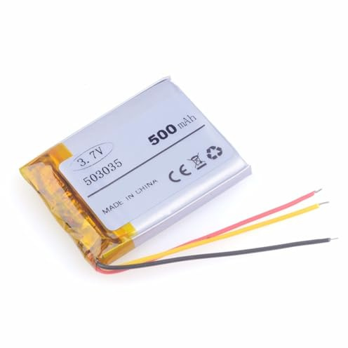503035 da 3,7 V e 500 mAh, 1 pezzo(SH 1.0 2P connector)