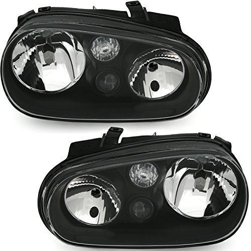 TYC Scheinwerfer Set in Schwarz H1 / H3 / H7, für LWR, links + rechts