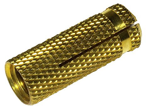 Lot de 100 chevilles en laiton M10/Dm 12 x 32 mm