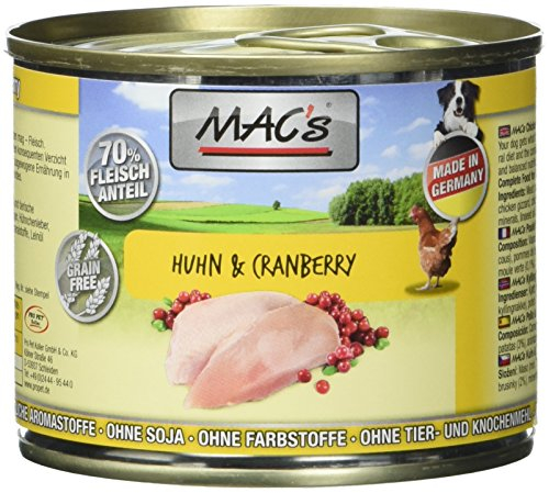 Mac's Hühnchen & Cranberry, 6er Pack (6 x 200 g)