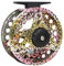 MAXIMUMCATCH ECO Serie Fliegenrolle großer Spulenkern mit Druckguss-Aluminum-Körper Fliegenfischen Rolle in 3/4wt 5/6wt 7/19wt, Silver/Schwarze/Regenbogen, mit Schnüre Combo