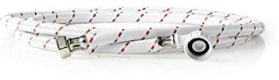 NEDIS Nylon Zulaufschlauch | 1/2 '' Straight | 3/4 ‚‘ abgewinkelt | 10 bar | 90 °C | 2.00 m | Anwendu