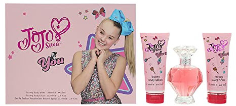 JoJo Siwa Be You Gift Set 100ml EDP + Body Wash + Body Lotion