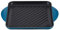 Le Creuset Emaillierter Gusseisen-Grill, quadratisch, 24,1 cm, tiefes Blaugrün