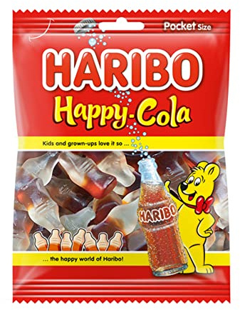 Sußichkeiten Haribo | Happy Cola Tasche (28X 75Gr | Haribo Box | Haribo Großpackung | 28 Pack | 2100 Gram Total