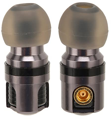 Zunate Abnehmbare MMCX-Ohrhörer, HiFi-Bass-Kopfhörer 9 Mm Dynamischer Antrieb, Kabelgebundene Metall-Ohrkopfeinheit für MMCX-Kopfhörer, kein Kabel