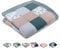ULLENBOOM Krabbeldecke für Baby 140x140 cm, 100% OEKO-TEX Materialien, Made in EU, Dick & weich gepolstert, Eukalyptus - ideal als Babydecke, Krabbelmatte & Spieldecke Baby