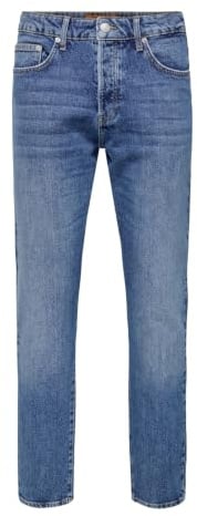 Only & Sons Herren Regular Fit | Recyceltes Material, Baumwolle | unifarben | wärmend | Knopf | klassisch-Style | ideal für Streetwear
