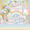 QUERICKY Decorazione per festa di compleanno arcobaleno pastello, Include striscione di Birthday, tovaglia, piatti di carta, tovaglioli, bicchieri, palloncini per feste di compleanno, per 20 persone