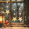 Weihnachtsdeko LED Sterne Weihnachtsbeleuchtung, Stern Lichterkette Weihnachtsdeko Fenster Batteriebetriebene mit Saugnäpfe, Warmweiß Weihnachtsstern Innen für Weihnachten Deko, Balkon (3 Stück Stern)