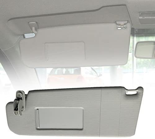 AGALUS Visera Parasol Interior para Golf 4 Passat B5 Jetta MK4 Bora New Beetle Superb Mk1, Delantero Parabrisas Protección Solar Coche Izquierdo Derecho Lado,Grey-Left