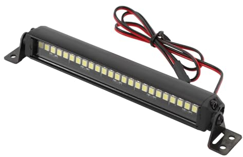 Superhelle RC-LED-Lichtleiste, Dach-LED-Lampe, 25 LED-Lichtleiste für 1/10 RC Crawler Car Axial SCX10