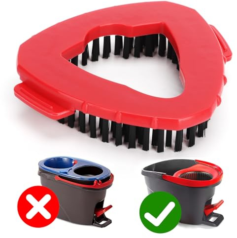 YZJAJZY Scrub Brush for O Cedar EasyWring 1 Tank System, Scrubber Mop Head Replacements, Hard Bristle Cleaning Brush for Shower Floor, Tub, Kitchen(Not Fit RinseClean 2-Tank)