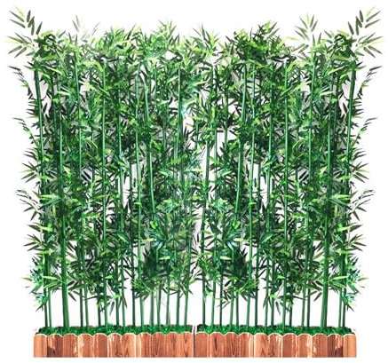 Wanddekoration, 30 cm ~ 5 Stangen, 120 cm, Simulation Bambus, künstliche Pflanzen, Bambus, Sichtschutz, Trennwand, Raumteiler, Bambuspflanzen für drinnen und draußen, Deko für den