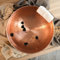ALFIQ Handcrafted Hammered Copper Pedicure Bowl | Portable Pedicure Bowl for Feet | Large Copper Pedicure Basin for Relaxation | 100% Solid Copper (20''-(50cm), Matte Copper)