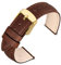ANNEFIT Uhrenarmband 19mm für Herren Damen, Lederarmband Vintage mit Gold Schnalle, Schnellverschluss Ersatzarmband (Karamell)
